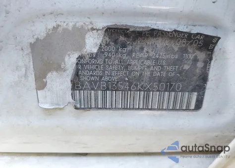 2006 BMW 325I from USA, damaged, VIN WBAVB13546KX50170